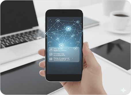 AI-Powered Business Card Scanning